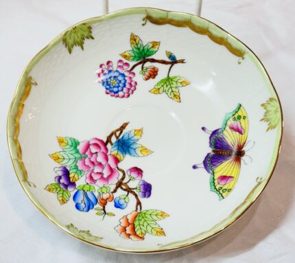 Herend Porzellan Queen Victoria Unterteller ca. 1930, 707/VBO